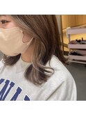 明るめベージュインナーカラー《石原》
