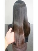 10代20代30代40代/髪質改善酸性ストレートアッシュブラック/池袋