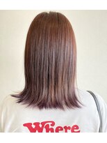 ソラ ストリートサロン(SORA.STREET SALON)&nbsp;ミディアム×切りっぱなし