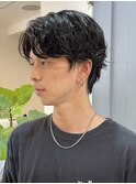 【Bella/加藤】襟足ありのセンターパート×スパイラルパーマ