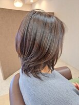 ヘアサロンアンドヘアメイクディー(hair salon hair make D)&nbsp;仙台D　伸ばしかけイメージチェンジレイヤーボブstyle