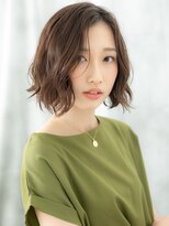 ドクターズサロン LAB 小山店&nbsp;かきあげ前髪ヘルシースタイル大人ボブm小山20代30代40代