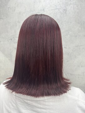 リミットバイアフィナー 大宮店(limit by Afinar) チェリーレッド/外ハネボブ