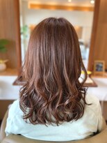 カームヘアー(Calm hair)&nbsp;セミロング×甘栗カラー