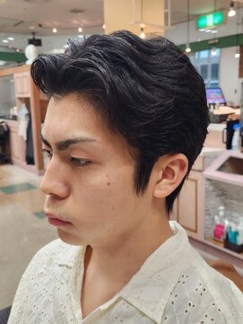 アポロカットステージ 相模大野店 アップバング/ツーブロックマッシュ<理容室>[メンズ/相模大野]