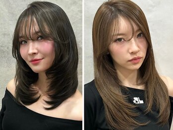 モナ ソル(MONA.SOL)の写真/レイヤーカットで韓国へアに！骨格や髪質に合わせて理想のヘアに！[韓国×レイヤー]