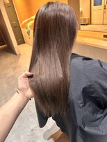 イェル(ELL.) やわらか質感の酸性ストレート×ラベンダーアッシュ