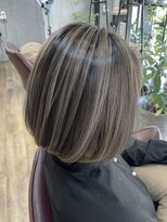 ロダット 横浜(LODAT by little) バレイヤージュ×グレージュ【LODAT横浜】