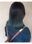BRANCO - green gradation