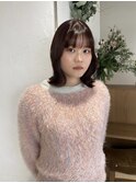 くびれヘア/アプリコットオレンジ/夏のヘアアレンジ/茅ヶ崎