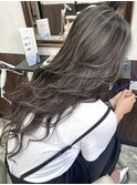 ハイライトレイヤーカットイルミナカラーグレージュ堺東オリーブ