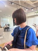 切りっぱなしボブ