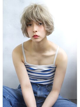 ロゼ 石橋(Rose) 【ROSE】ブリーチ＿ダブルカラー＿ショートボブ＿マッシュボブ