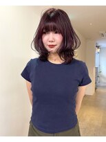 ニコフクオカヘアーメイク(NIKO Fukuoka Hair Make)&nbsp;【NIKO】ブリーチなしダブルカラー.ミディアムレイヤー