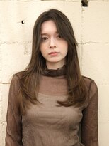 ランプ 代官山(the lamp)&nbsp;20代大人美人ブリーチなしオリーブベージュロングレイヤー