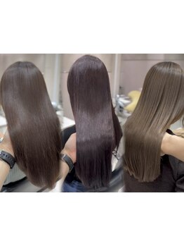 【Aujuaで叶える】透き通るような"儚げカラー"がつづく。 思わず触りたくなる美髪へ