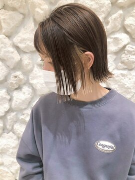 リン モアナバイヘッドライト 武蔵小杉2号店(lynn Moana by HEADLIGHT) lynn【武蔵小杉】#ショートボブ#イヤリングカラー#インナー