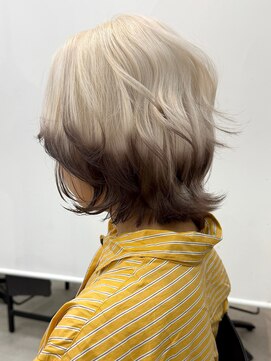 ロウル 渋谷(LOWRL) ルーツカラー/似合わせカット/ウェーブミディアム/渋谷