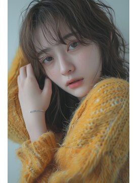 【ZEAL天神】ミディアムレイヤー＋ガーリーブラウン★New Open