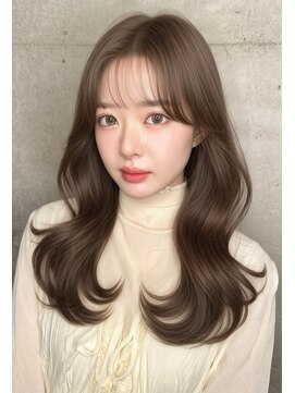 リークフー(Ree cu fuu) レイヤーカット透明感カラー冬カラーレイヤーミルクティー