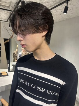 吉 船橋(kici) 韓国/センターパート/フェザーパーマ【RITSU】