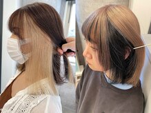 ルーブ トウキョウ(Loob. TOKYO)の雰囲気（インナーカラー・アンブレラカラーはミルクティーベージュ相性◎）