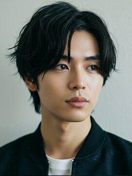 コトナ 越谷店 メンズカット/爽やかに動くフェザーパーマ/センターパート/越谷