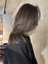 ルーフ 町田店(LUFE)&nbsp;ミディアムレイヤー×ダークグレージュ