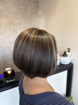 ル レーヴ 和田店(Le reve) グラデーションボブ/グラボブ/ハイライト/外人風