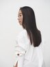 《前髪の癖だけ綺麗に》カット＋ポイントストレート＋髪質改善TR(3step)