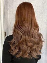 アイリス 天文館店(AIRIS)&nbsp;ブラウンベージュ ロングレイヤー 透明感カラー 髪質改善 艶髪