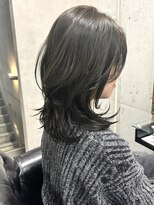 ルノン(LUNON)&nbsp;暗めカラーグランマッシュデザインカラーフェイスフレーミング