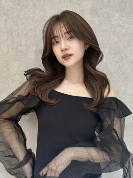 ロンド ロワール 門前仲町(Lond Loire) 韓国レイヤーカット/くびれ巻き/前髪顔周り/セミディ[門前仲町]