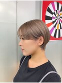 マッシュショート×ハイトーンカラー◎