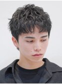 原宿ゆるめシャドウパーマルーズパーマダウンパーマメンズカット