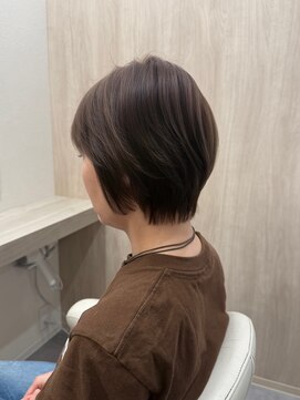 イマージュ 志免店(image) ふんわり丸みシルエットのレイヤーショートボブ