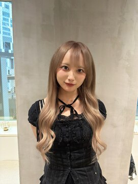 グロウ 渋谷(grow) プルエクステ×ミルクティーベージュ