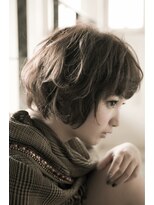 ベル 銀座並木通り店(Belle)&nbsp;小顔ボブ　ヴィンテージベージュ＋ハイライト