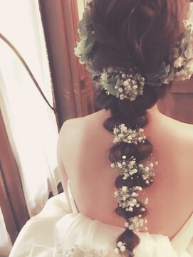 ヘアメイクアンドセットサロン リッコ(Hair make&set salon Ricco) 梅田セットサロンRicco＞結婚式二次会ヘアアレンジ
