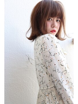 イソラブル(ISOLA-blu) 【ふんわり優しい】ミルキーベージュ×外ハネボブ