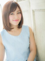 クオーレ ヘア アンジュ 水戸店(CUORE HAIR ange)&nbsp;*ange水戸*…ツヤ髪キープのワンカール小顔セミディa