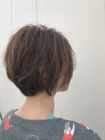 ルーファス 恵比寿 渋谷(Ruufus)&nbsp;40代大人可愛いひし形ショートボブ【Ruufus恵比寿渋谷】31516