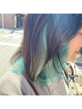 ノウェム バイ シーラス(novem by cirrus) 【novem】インナー×ターコイズブルー20代/30代/40代/50代