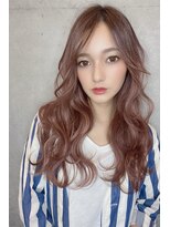 クーエフー(coo et fuu)&nbsp;ココアブラウンのフリンジウェーブロング♪♪藤沢