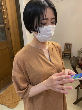 トネリコ(toneriko) 切りっぱなしショートボブ