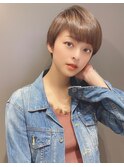 Le'a齋藤【流しバング大人可愛い】ハンサムショート