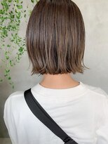 テトヘアー(teto hair)&nbsp;切りっぱなしボブ、外ハネボブ、グラデーションカラー、アッシュ