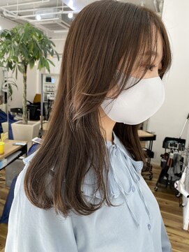 グリーン(green) 顔まわりがかわいいフェイスレイヤー　bymisaki