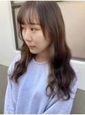 ワンポイントブリーチ◯イヤリングカラー