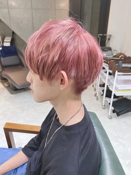 デイズ(days) 韓国マッシュ センターパートニュアンスマッシュピンクブラウン